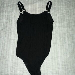 Elegant Black Women's Bodysuit